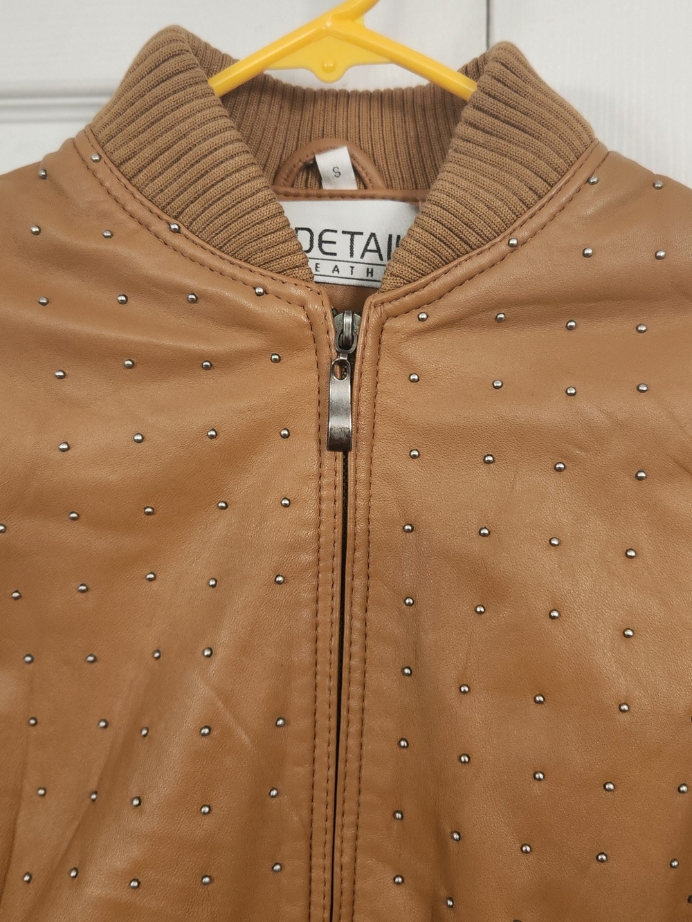 Tail Tan Studded Bomber Jacket - Picture 4 of 4